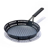 OXO Obsidian Pre-Seasoned Carbon Steel Outdoor 12" Open Fry Pan