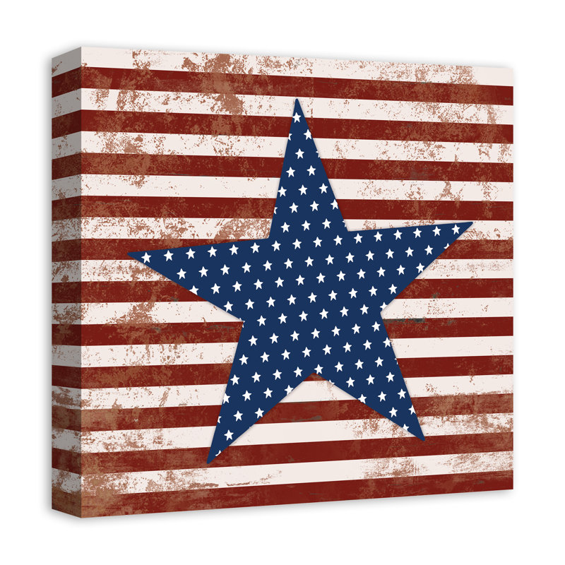 «Stars and Stripes», impression sur toile tendue