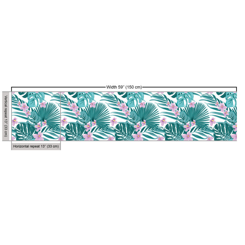 Chloe-Christina Palm Leaves Jungle Coconut Monstera Multi-Purpose Fabric
