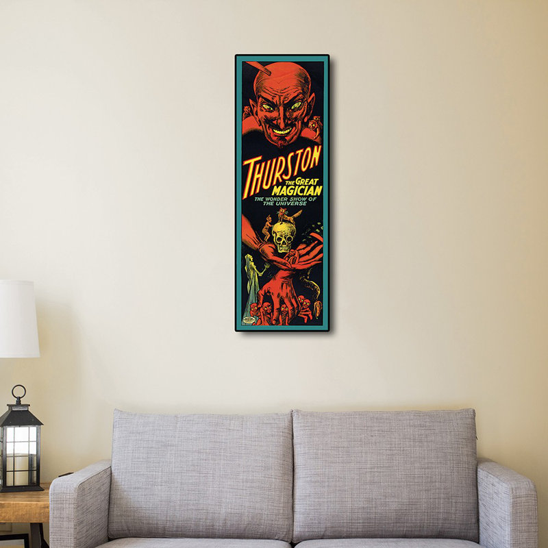Thurston, The Great Wonder Show, affiche d'art magique rétro
