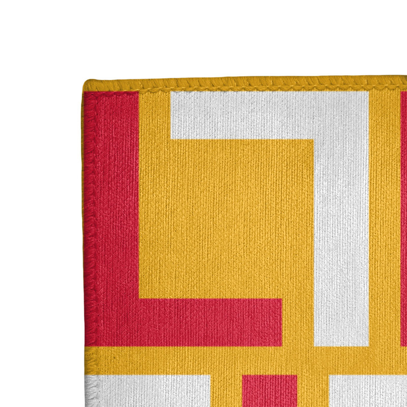 Geometric Indoor Rug, Rectangle 8' x 10'