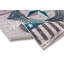 Tapis décoratif bleu/gris McMeans-471902692