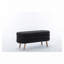 Banc de rangement en velours Noelany-2039623217