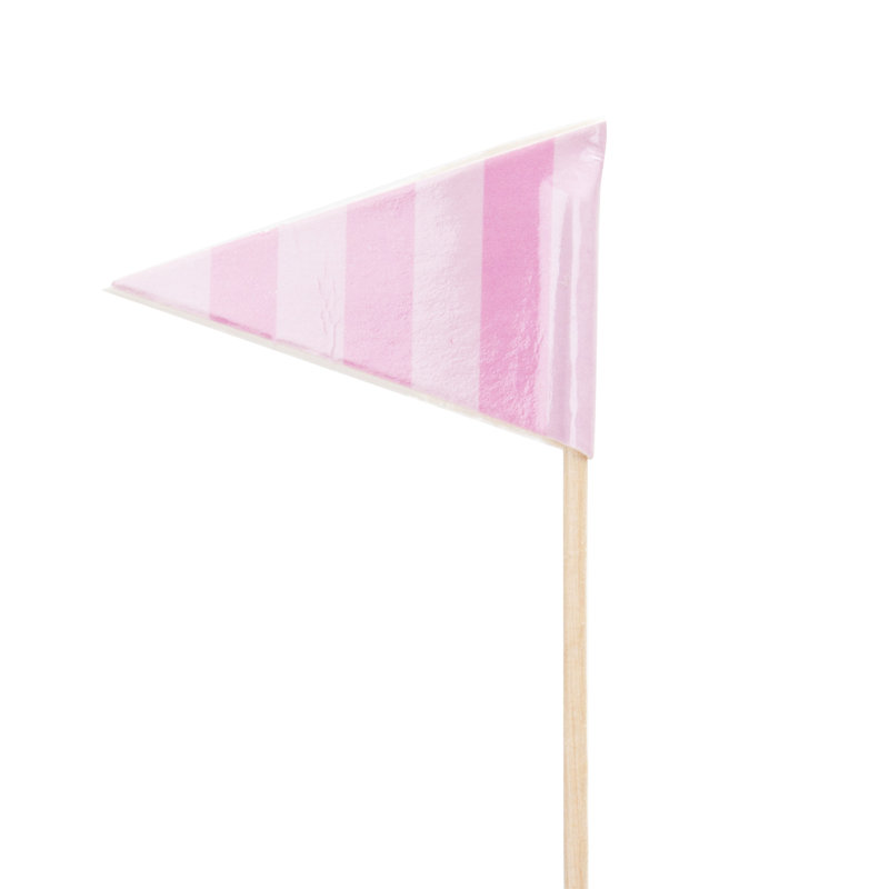 Wood Cake Topper, Pink