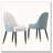 Modern Dining Chairs Set Of 2 Pcs Faux Leather Dining Chair With Metal Legs For Living Room/Dining Room/Reception Room-751851452