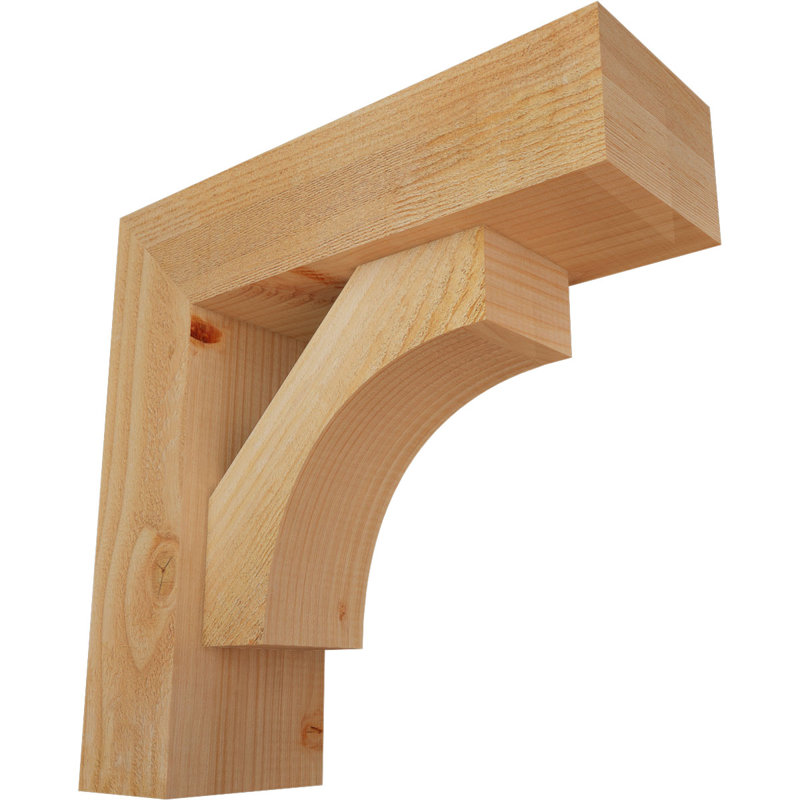 Support Westlake Block avec support décalé, 18 po x 18 po, Sapin Douglas de l 6 po (scié brut)