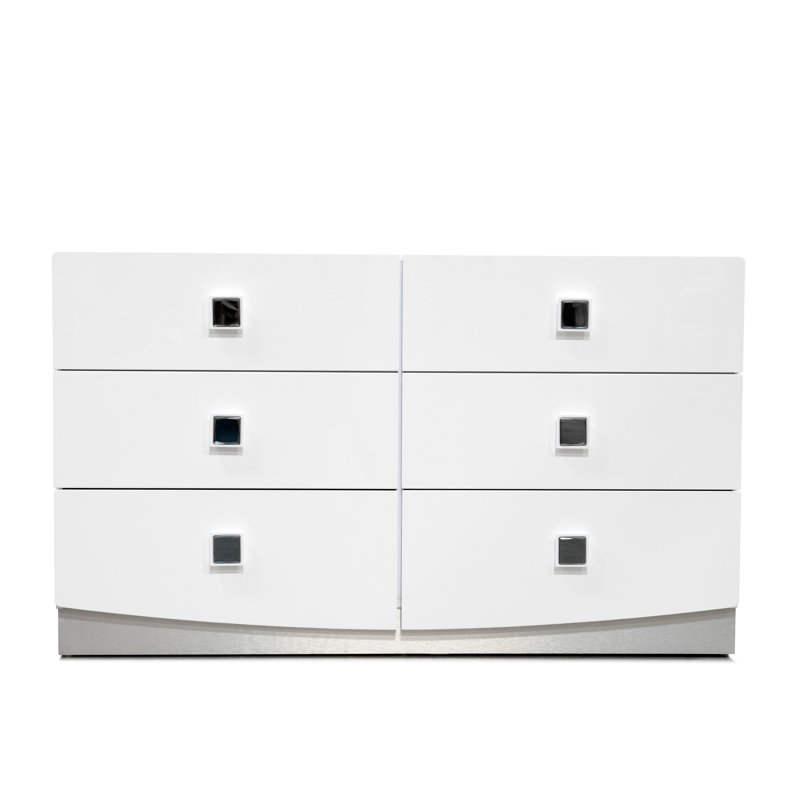 Commode double 6 tiroirs 55 po Rachna