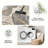 Grey Gold Leaf carpet-easy to clean, machine-washable, soft and comfortable; suitable for door mats, kitchens, living rooms, bedrooms, corridors, and laundry areas. Easy to clean, durable carpet for home decoration.-1935255563