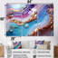 Opulent Agate Azure Dreams Glam - ensemble de reproductions d'art mural en marbre-1409249493-1409249494