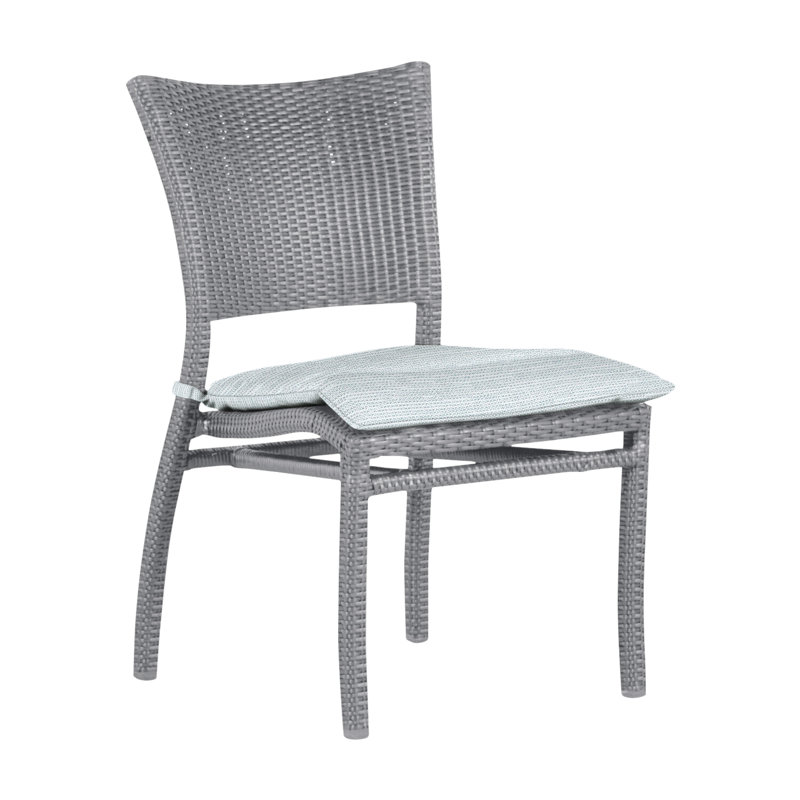 Chaise d'appoint d'extérieur Skye N-Dura, Huître, Pas de soudure, Papier ciel