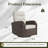  Wicker Outdoor Swivel Recliner Chair Set of 2-941196177