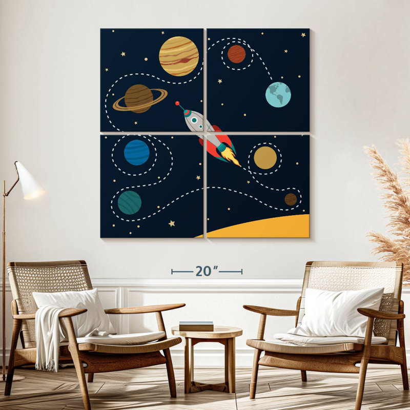 Ashelle Solar System Travel, 57'' H x 57'' W