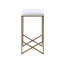 Tabouret de comptoir rembourré sans dossier H 26 po
