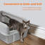 Merity Stainless Steel Cat Litter Box