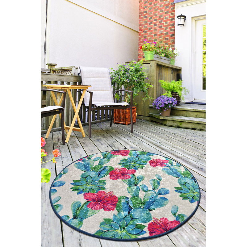 Tapis rond élégant, 55,1 po de diamètre, doux 100% polyester, hauteur des poils de 0,4 po | Antibactérien, antidérapant sous la surface, lavable en machine à 86 ° F | Idéal pour le salon, la chambre à coucher et les aires de jeu, durable et facile à entretenir