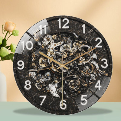 Horloge murale avec horloge murale 12 po