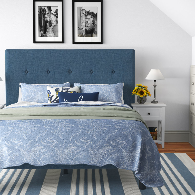 Raily Upholstered Platform Bed, Queen