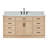 Tidworth 66'' Solid Wood Single Bathroom Vanity with 1.5'' Carrara Marble Top-107225423-119088804