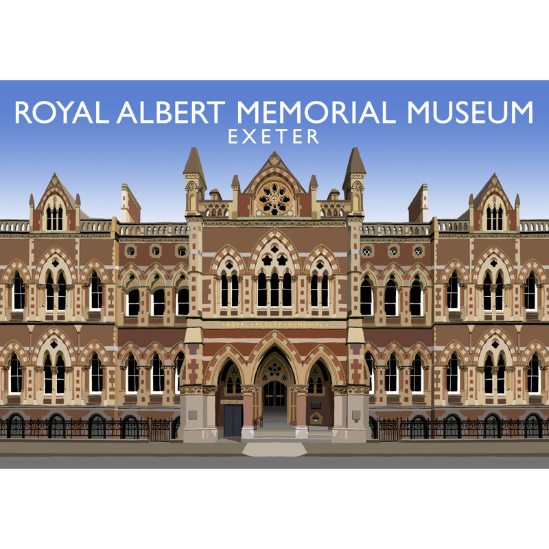 'Royal Albert Memorial Museum' by Richard O'Neil - Print, No Frame, 30 cm H x 40 cm W x 1 cm D