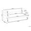 2 Seater Velvet Sofa-1376095632