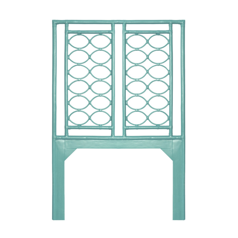 Infinity Low Profile Platform Bed, Twin XL, Turquoise