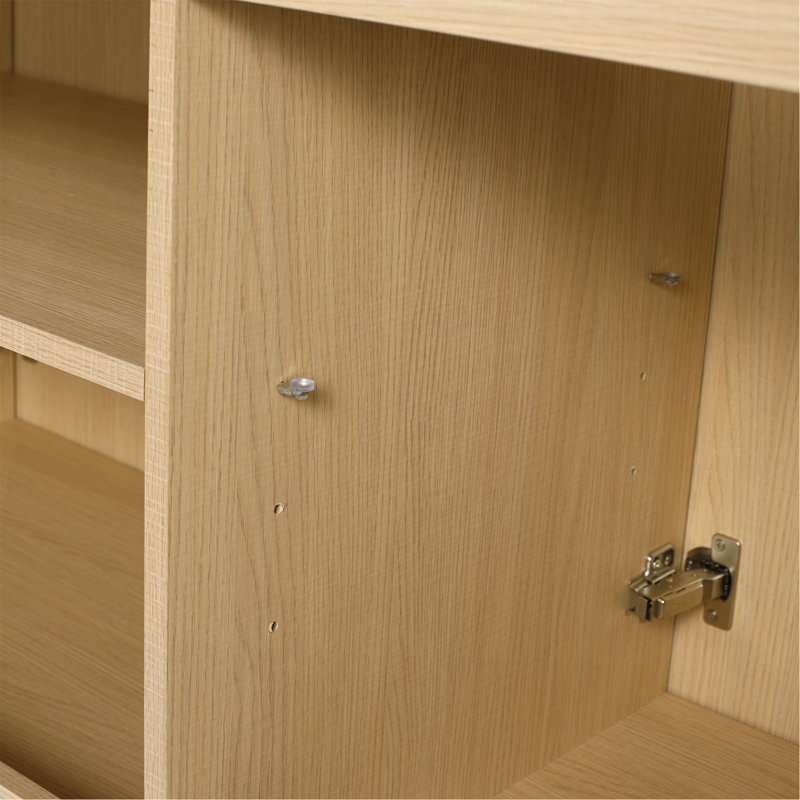 Meuble-lavabo autoportant 60 po et 4 portes d'armoire à fermeture en douceur (emballage KD) - sans le lavabo, 59"