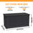 230 Gallon Waterproof Resin XXL Deck Box for Patio Furniture and Outdoor Storage, Lockable and Durable, Ideal for Garden Tools and Pool Equipment