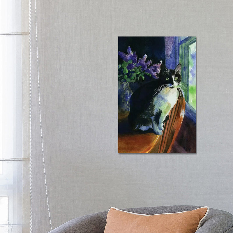 Tuxedo Garden by Rachel Parker - Painting on Canvas, 66.04cm H x 45.72cm W x 3.81cm D, Wrapped Canvas