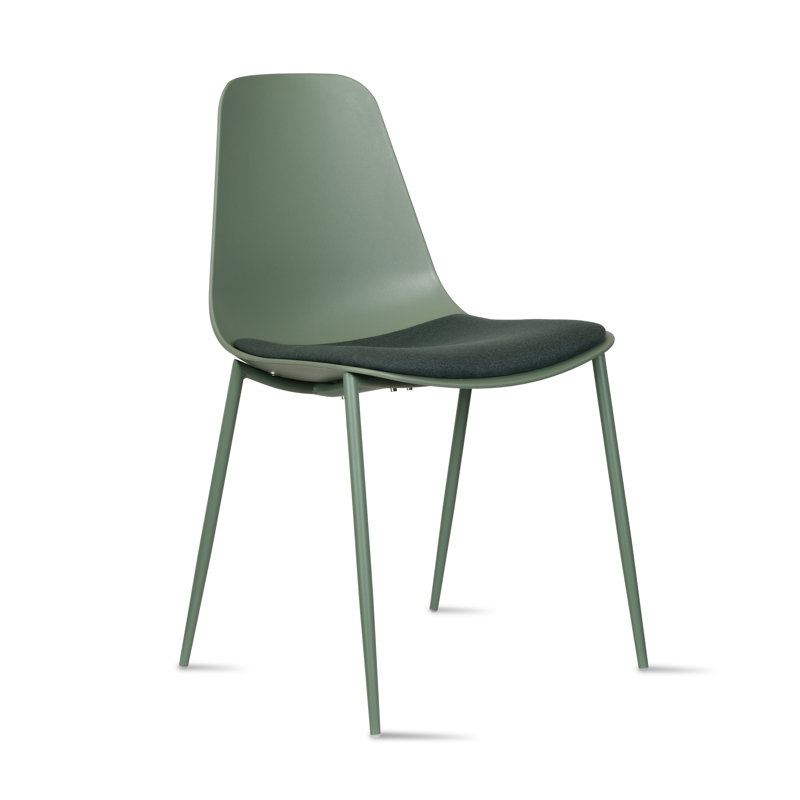 Katelijn Dining Chairs - Upholstered Fabric Padded Seats with Metal Legs - Set of 4 Modern Side Chairs for Kitchen & Dining Room