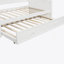 Lit de jour en bois avec lit gigogne simple
