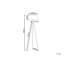 Anirudh 150 H cm Tripod Floor Lamp