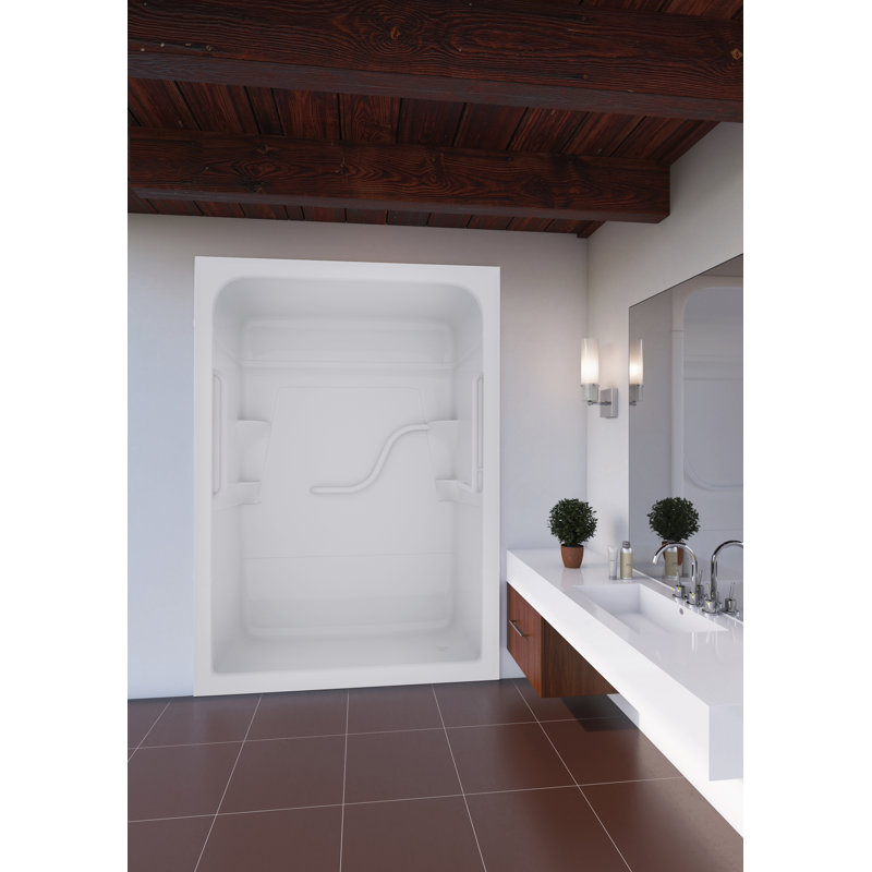 Ensemble de douche rectangulaire encadrée Madison 5 l 60 po x H 84,5 po, Droite