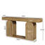Console 70,9 po, table de couloir rustique-2029643983