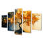 «Gold Cherry Tree Silhouette II», art sur toile