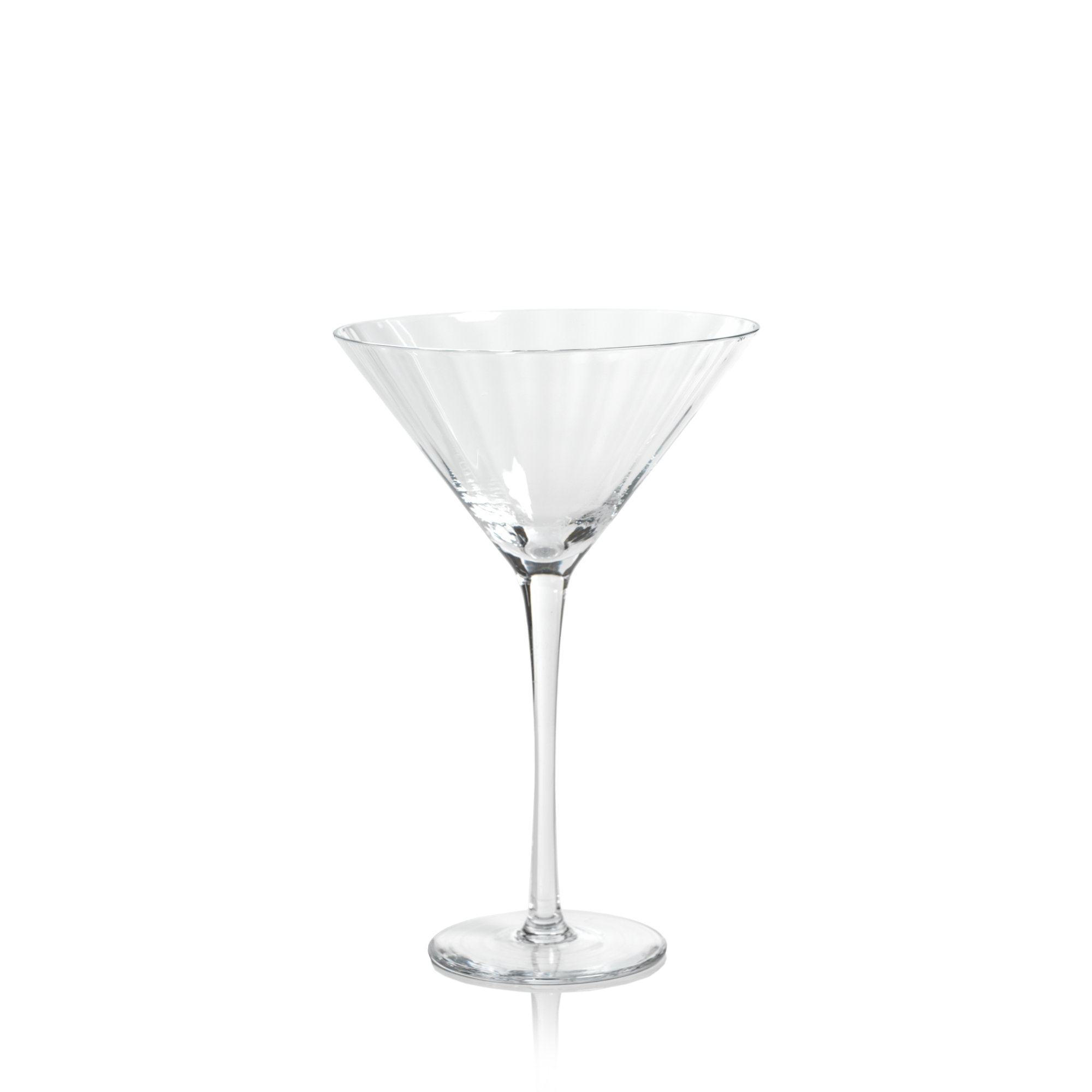 Malden Optic Martini Glasses, Set of 4, Clear