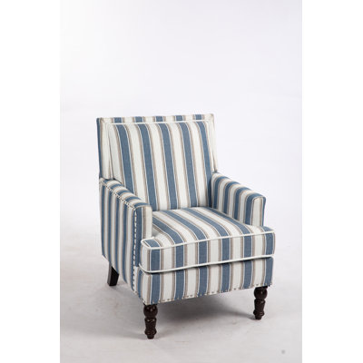 27.17-inch Upholstered Accent Chair Armchair with Nailhead Trim for Living Room