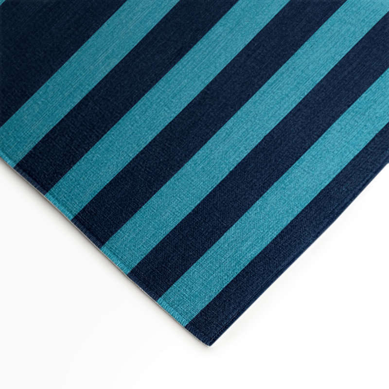 Tapis intérieur / extérieur bleu HorizontalStripes