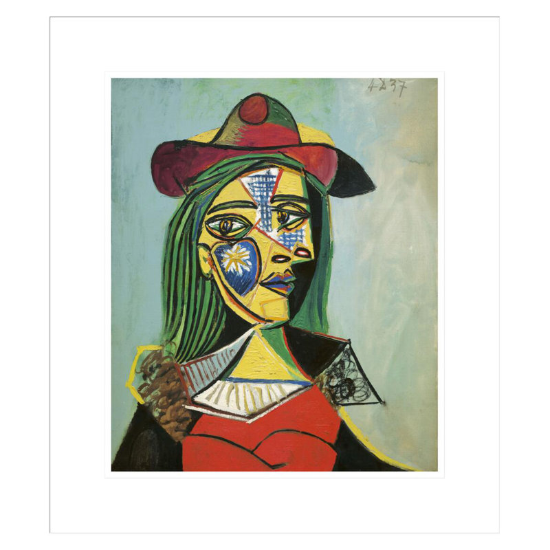 (Marie-Therese Walter) par Pablo Picasso, impression giclée sur cadre, H 20,2 po x l 17,75 po