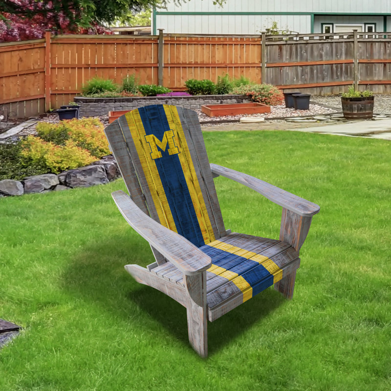 Chaise adirondack en bois ncaa, Université du Michigan
