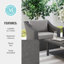 Fauteuil d'appoint en rotin avec coussins toutes saisons Martha Stewart Bedford-109713938-109713941