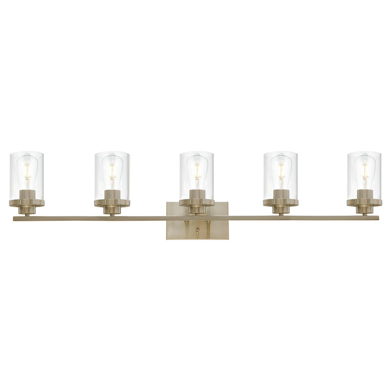 Charlbury 5 - Light Dimmable Vanity Light, Brushed Nickel