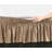 White Ruffled Bed Skirt Queen King - 16 Inch Drop Wrap Around Dust Ruffle-20597945-20597946