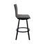 Tabouret de bar pivotant avec hauteur de comptoir confortable