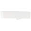 33" Burleson White Porcelain Rectangular Wall Bathroom Sink with Overflow