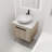 24 " Modern Design Float Bathroom Vanity With Ceramic Basin Set