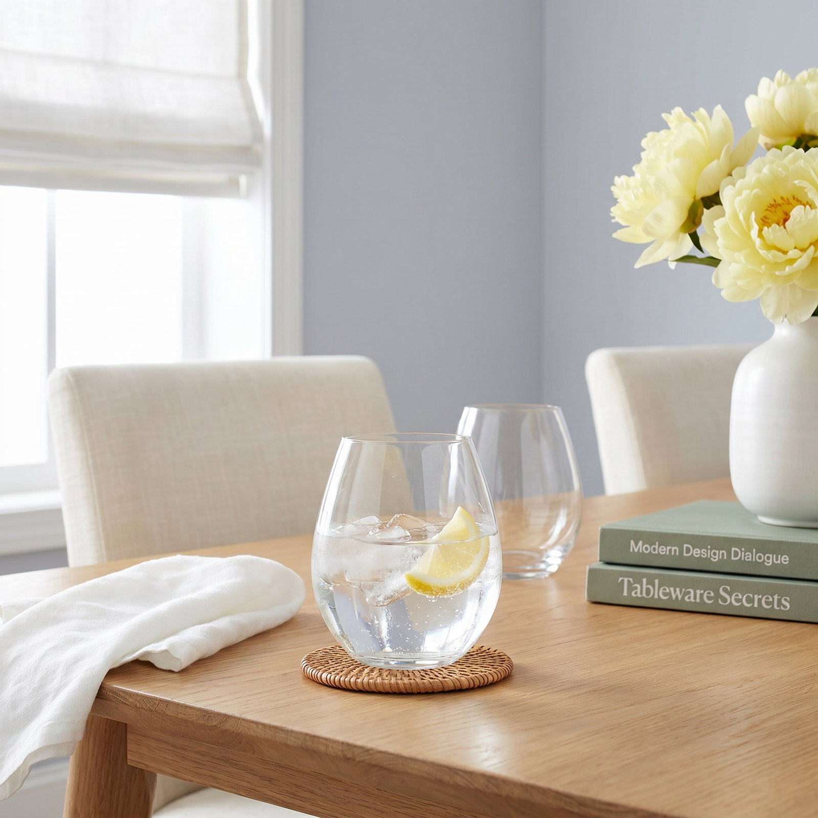 Rennert Crystal Stemless Wine Glass