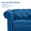 Fauteuil Chesterfield large capitonné 42,52 po Fynlie-2078783573