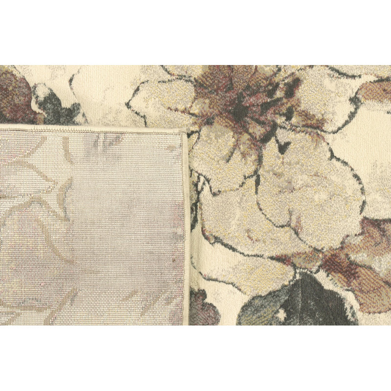 Trost Floral Indoor Rug, Rectangle 6'7" x 9'6"