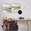 Ensemble d'art mural sur toile 2 pièces Country Hills Abstraction, design par Elara Yasna-1301236547