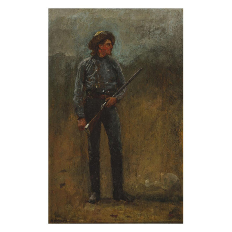 Adirondack Guide par Winslow Homer - Estampe numérique, H 28 po x l 22 po